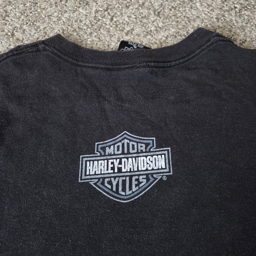 Vintage 90s Harley Davidson T-Shirt Big Bike Desert Graphic Men's XL Tee USA - Picture 6 of 12